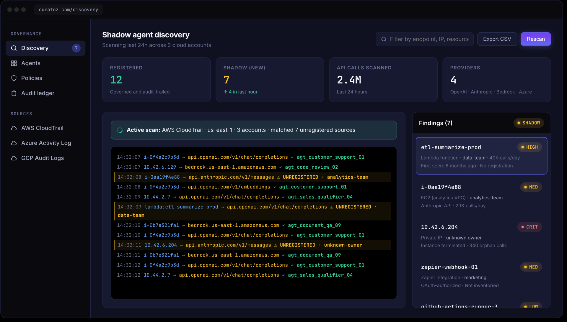 Curatoz product screenshot